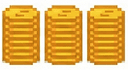 Stacked coins
